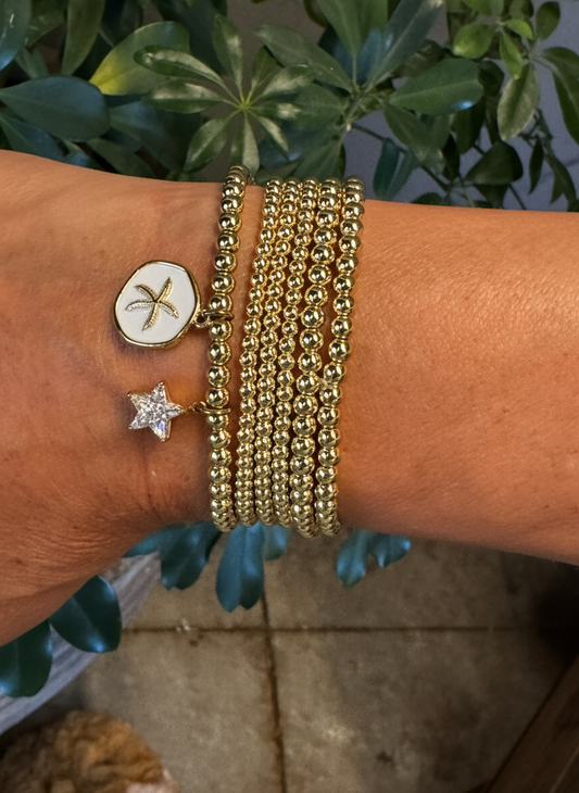 Gold Beaded Bracelet