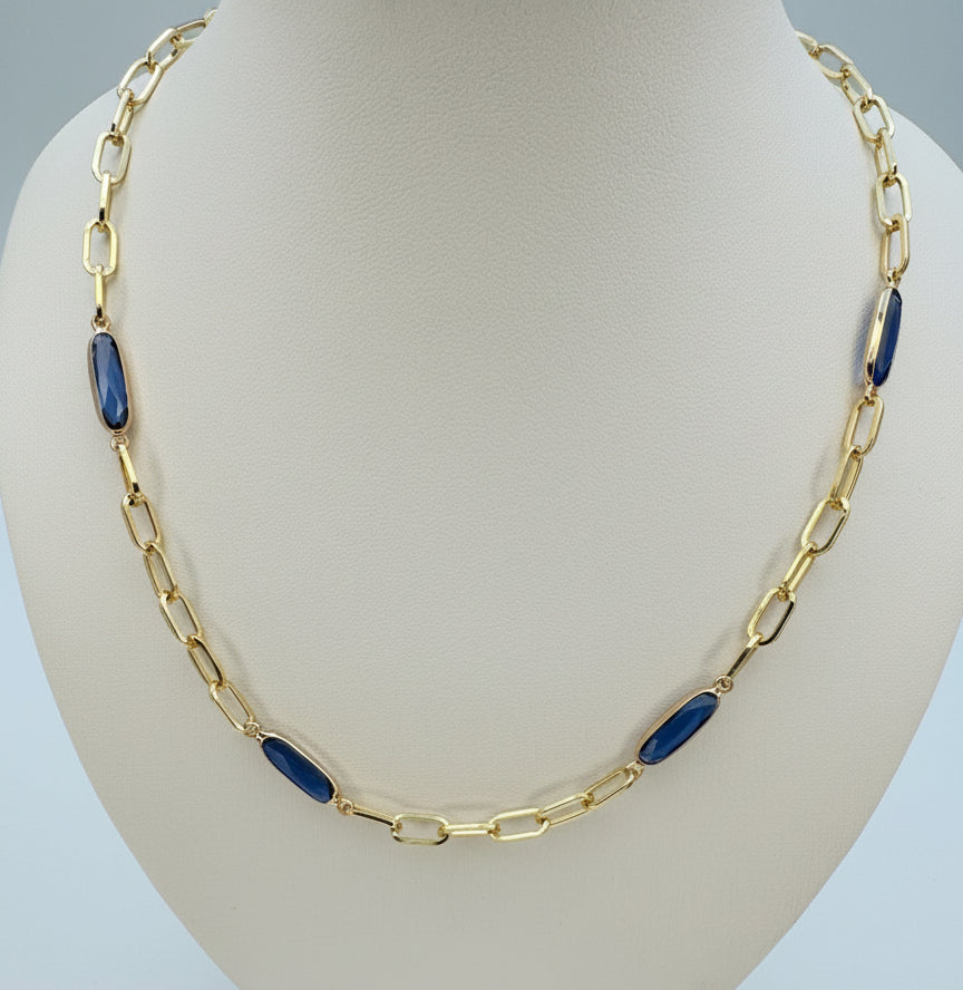 Sapphire Link Chain