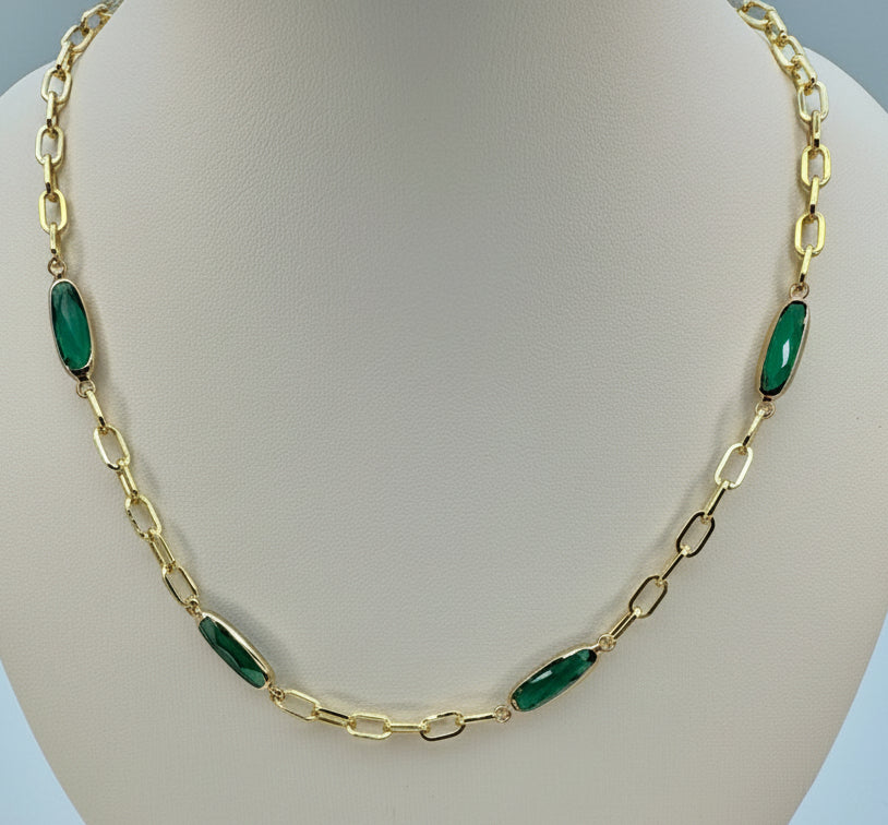 Emerald Link Chain