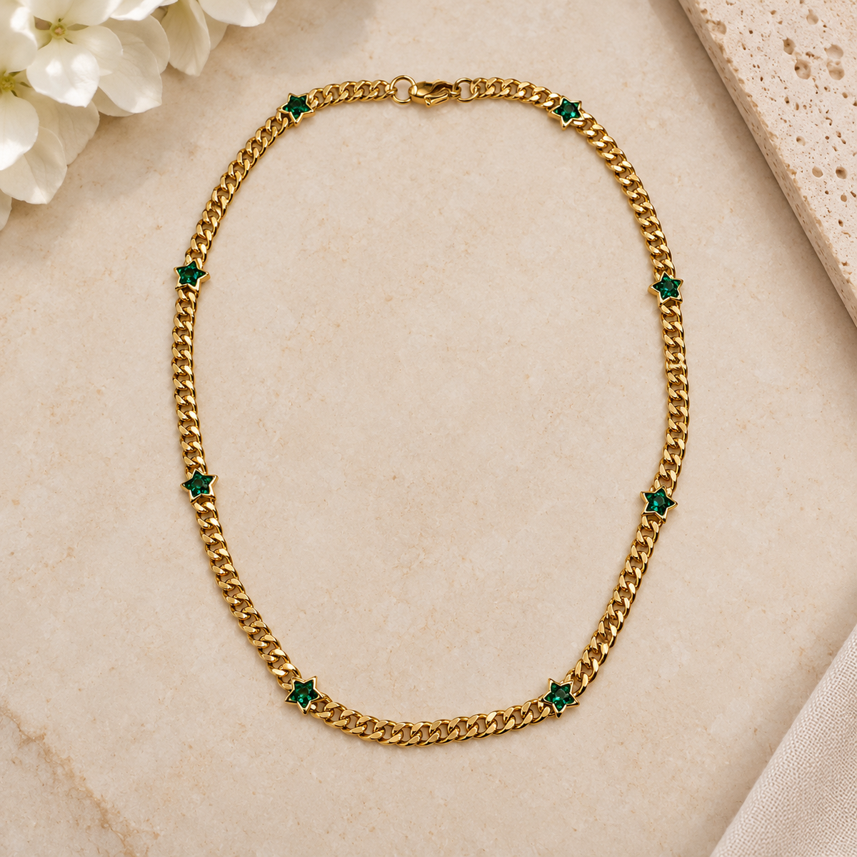 Emerald Star Chain
