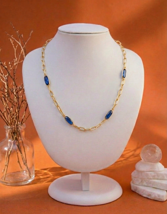 Sapphire Link Chain