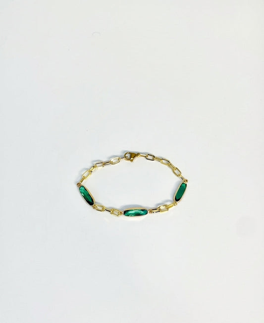 Emerald Link bracelet